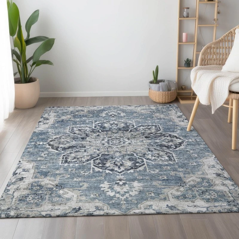 Addison Mayfield Blue AMF93 5ft. x 7ft. 6in. Rect. Rug