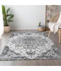 Addison Mayfield Gray AMF93 - 8ft. Round Rug