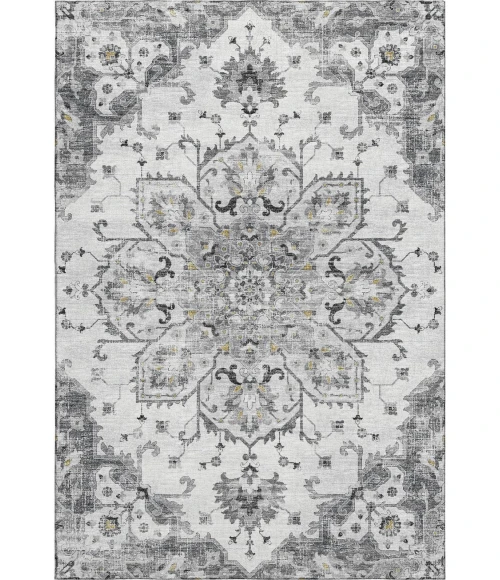 Addison Mayfield Gray AMF93 - 8ft. Round Rug