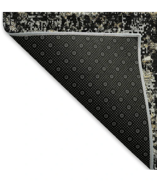 Addison Mayfield Black AMF940 - 8ft. Round Rug