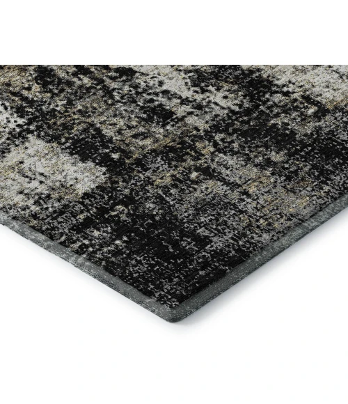 Addison Mayfield Black AMF940 - 8ft. Round Rug