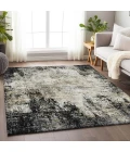 Addison Mayfield Black AMF940 - 8ft. Round Rug