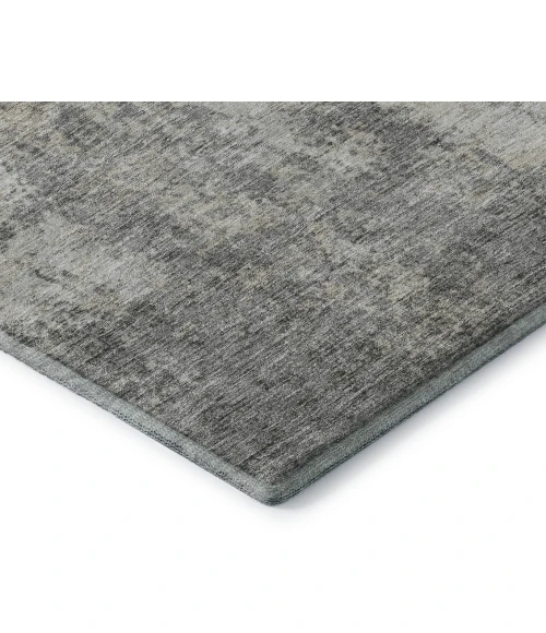Addison Mayfield Gray AMF940 - 8ft. Round Rug