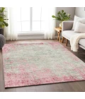 Addison Mayfield Pink AMF940 - 8ft. Round Rug