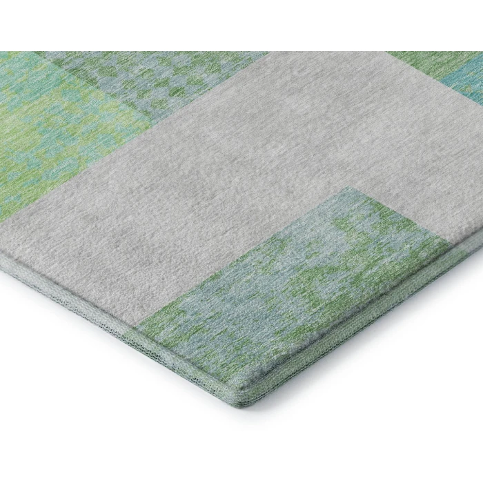 Addison Mayfield Green AMF941 - 8ft. Round Rug