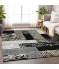 Addison Mayfield Black AMF941 9ft. x 12ft. Rect. Rug