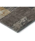 Addison Mayfield Brown AMF941 - 8ft. Round Rug