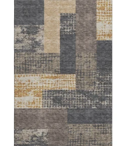Addison Mayfield Brown AMF941 - 8ft. Round Rug
