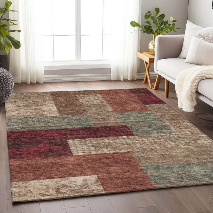 Addison Mayfield Brown AMF941 8ft. x 10ft. Rect. Rug