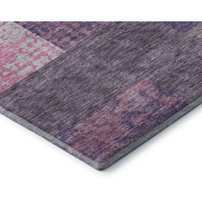 Addison Mayfield Purple AMF941 - 8ft. Round Rug