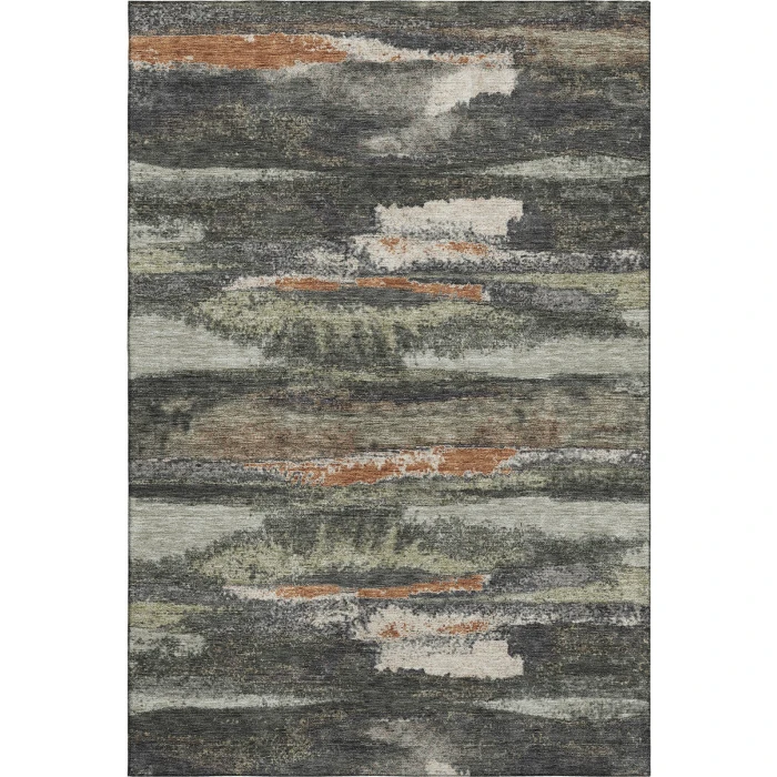 Addison Mayfield Gray AMF942 - 8ft. Round Rug