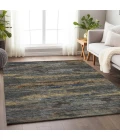 Addison Mayfield Gray AMF942 - 8ft. Round Rug