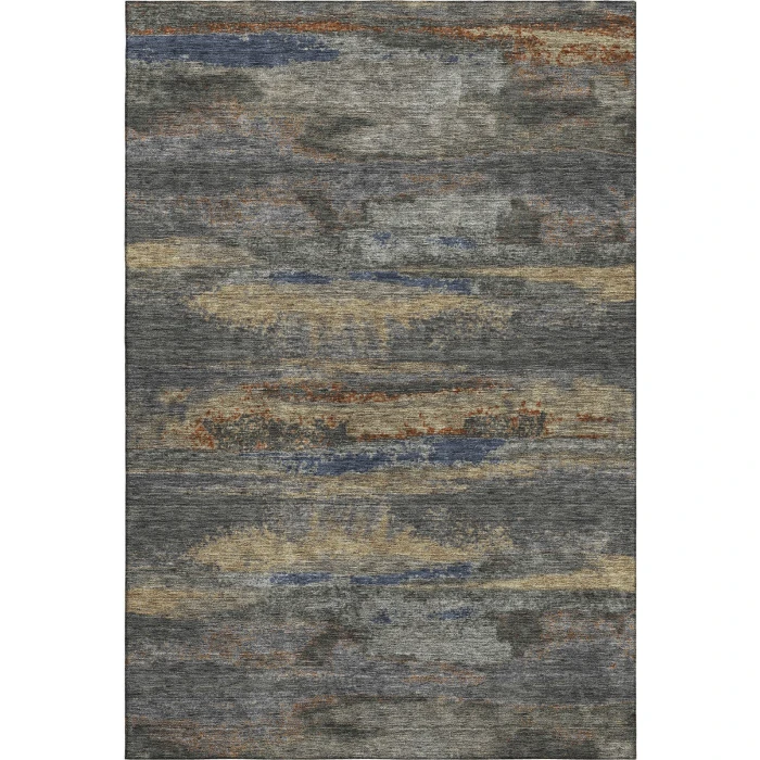 Addison Mayfield Gray AMF942 - 8ft. Round Rug