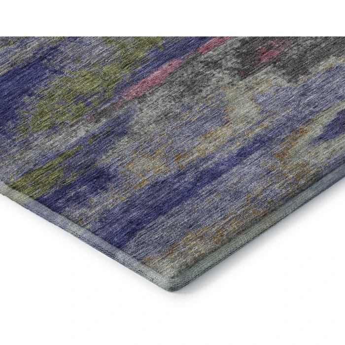 Addison Mayfield Purple AMF942 - 8ft. Round Rug