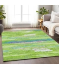 Addison Mayfield Green AMF942 - 8ft. Round Rug