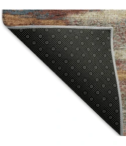 Addison Mayfield Orange AMF942 - 8ft. Round Rug