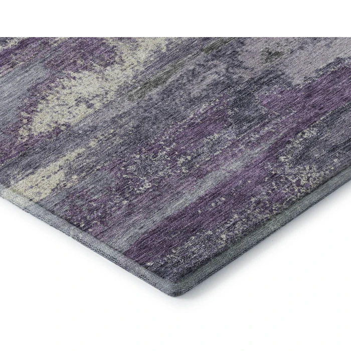 Addison Mayfield Purple AMF942 - 8ft. Round Rug