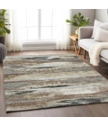 Addison Mayfield Brown AMF942 - 8ft. Round Rug
