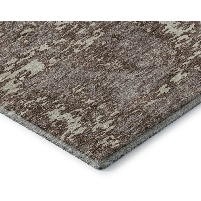 Addison Mayfield Brown AMF946 - 8ft. Round Rug
