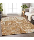 Addison Mayfield Orange AMF946 - 8ft. Round Rug