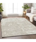 Addison Mayfield Ivory AMF946 - 8ft. Round Rug