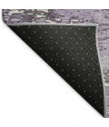 Addison Mayfield Purple AMF946 - 8ft. Round Rug