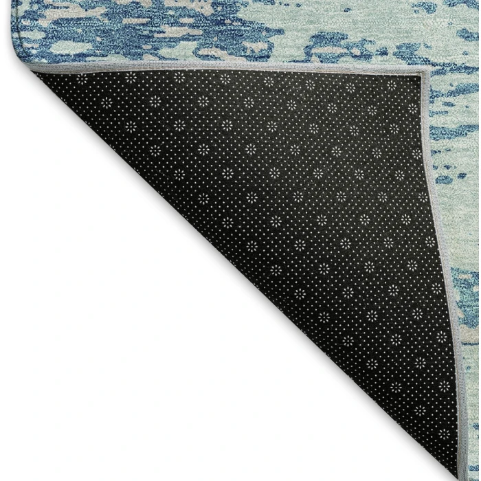 Addison Mayfield Teal AMF946 - 8ft. Round Rug
