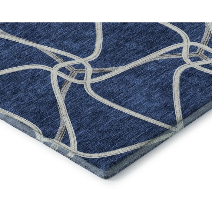 Addison Mayfield Blue AMF948 2ft. 3in. x 7ft. 6in. Rect. Rug
