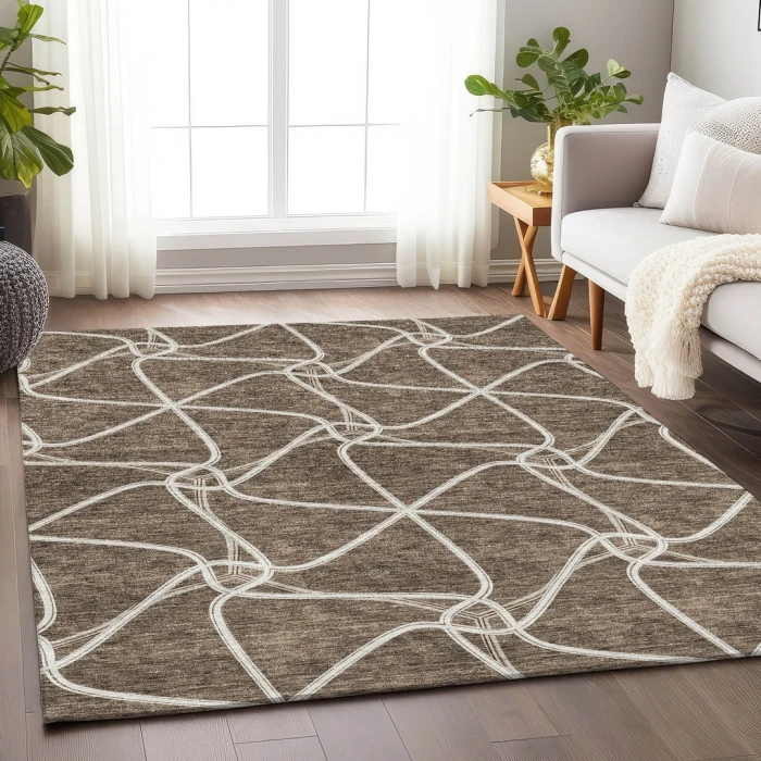 Addison Mayfield Brown AMF948 5ft. x 7ft. 6in. Rect. Rug