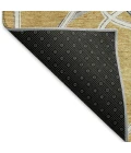 Addison Mayfield Gold AMF948 - 8ft. Round Rug