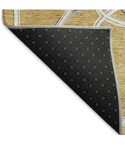 Addison Mayfield Gold AMF948 - 8ft. Round Rug