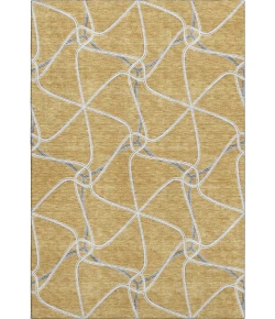 Addison Mayfield Gold AMF948 - 8ft. Round Rug