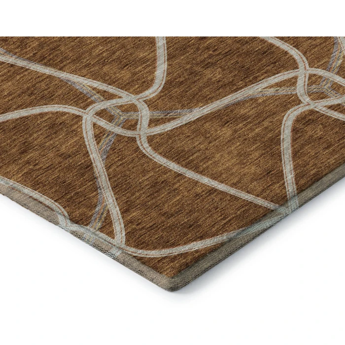 Addison Mayfield Orange AMF948 5ft. x 7ft. 6in. Rect. Rug