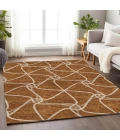 Addison Mayfield Orange AMF948 5ft. x 7ft. 6in. Rect. Rug