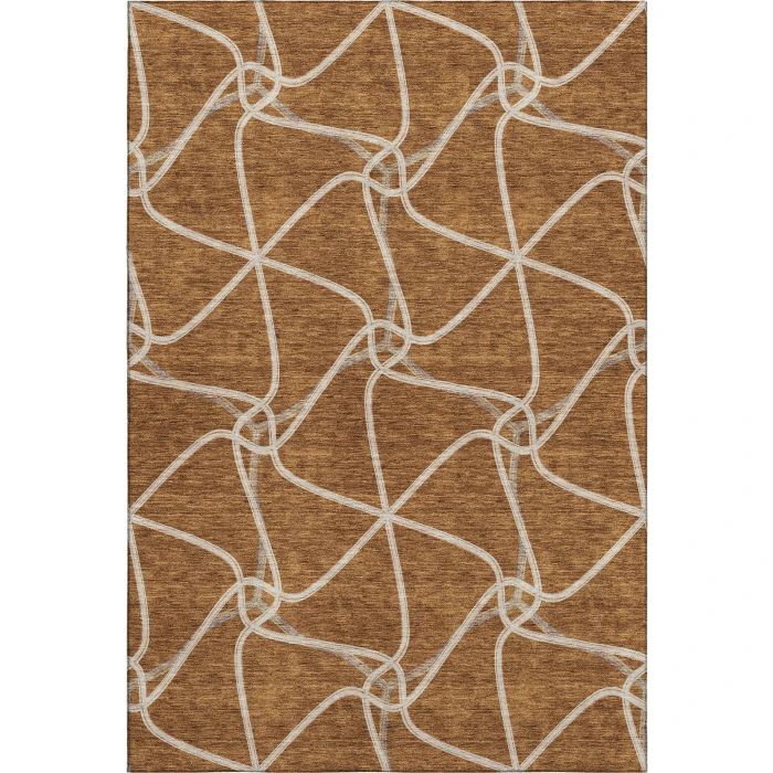 Addison Mayfield Orange AMF948 5ft. x 7ft. 6in. Rect. Rug