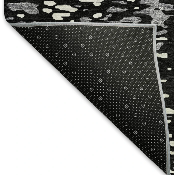 Addison Mayfield Black AMF949 - 8ft. Round Rug