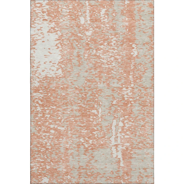 Addison Mayfield Orange AMF949 - 8ft. Round Rug