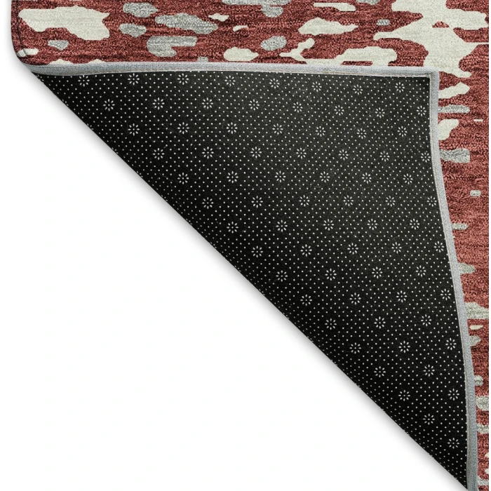 Addison Mayfield Red AMF949 - 8ft. Round Rug