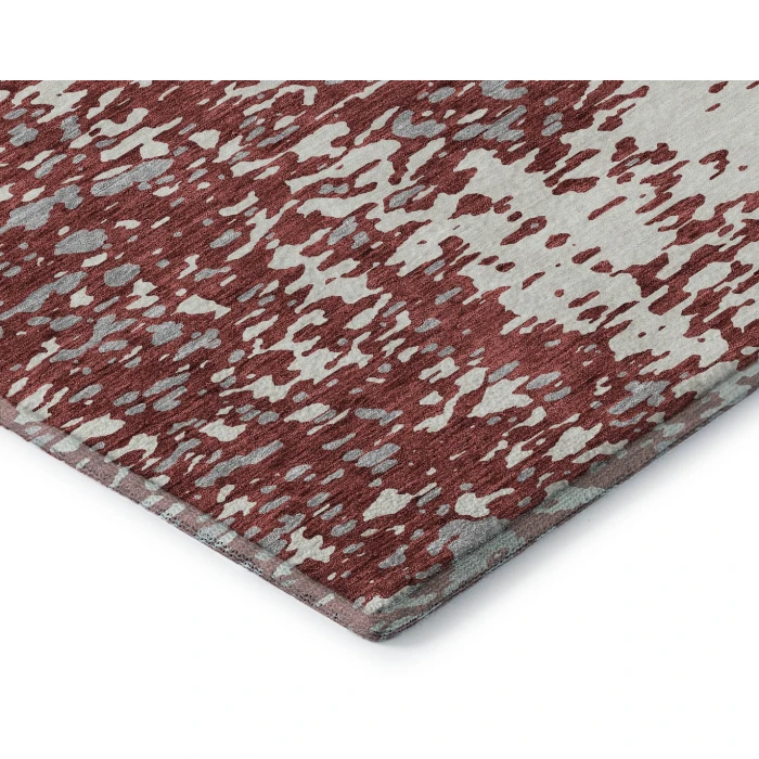 Addison Mayfield Red AMF949 - 8ft. Round Rug