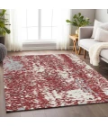 Addison Mayfield Red AMF949 - 8ft. Round Rug