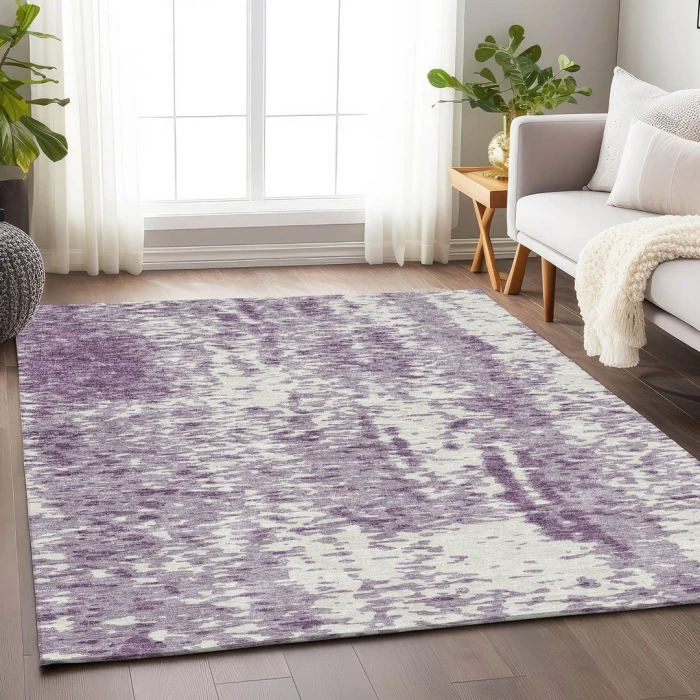 Addison Mayfield Purple AMF949 8ft. x 10ft. Rect. Rug