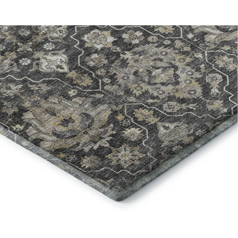 Addison Mayfield Gray AMF94 - 8ft. Round Rug