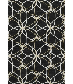 Addison Mayfield Black AMF950 - 8ft. Round Rug