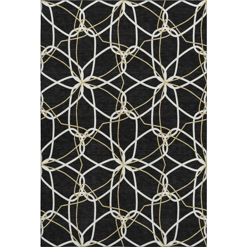 Addison Mayfield Black AMF950 8ft. x 10ft. Rect. Rug