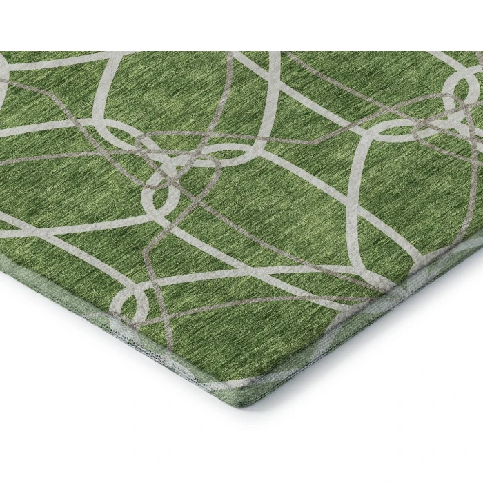 Addison Mayfield Green AMF950 2ft. 3in. x 7ft. 6in. Rect. Rug