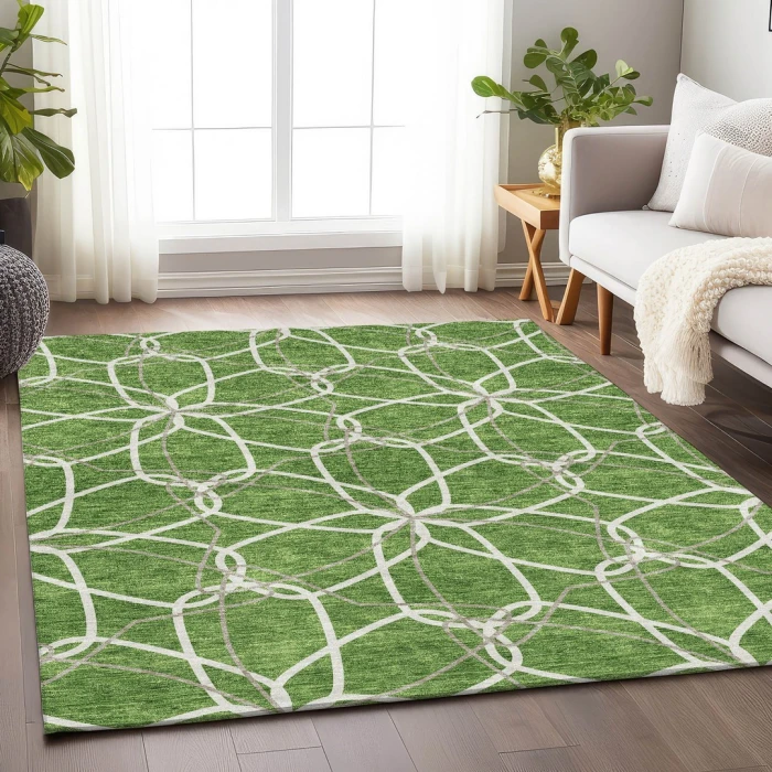 Addison Mayfield Green AMF950 2ft. 3in. x 7ft. 6in. Rect. Rug