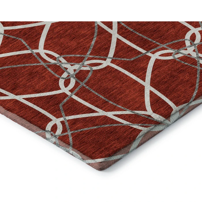 Addison Mayfield Red AMF950 8ft. x 10ft. Rect. Rug