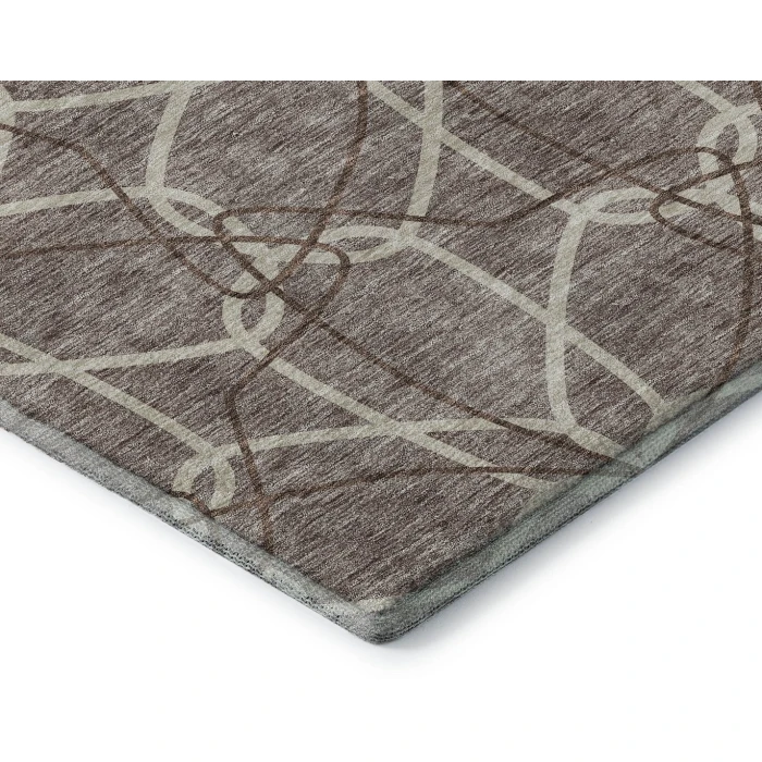 Addison Mayfield Brown AMF950 - 8ft. Round Rug