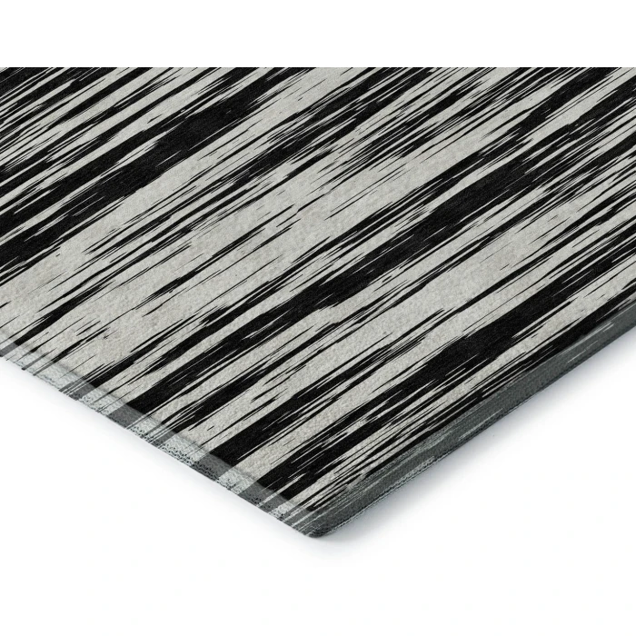 Addison Mayfield Black AMF951 - 8ft. Round Rug