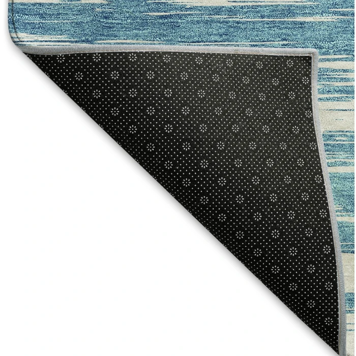 Addison Mayfield Teal AMF951 - 8ft. Round Rug